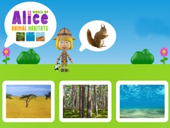 Jeu Monde de l'Habitat Animal d'Alice en ligne