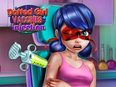 Jeu Fille à pois : injection de vaccins en ligne