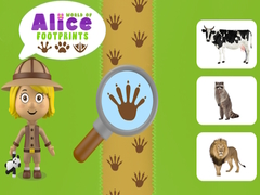 Jeu Monde des empreintes d'Alice en ligne
