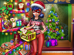 Jeu Fille à Pois Shopping de Noël en ligne