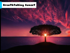 Jeu Coucher de soleil à couper le souffle en ligne