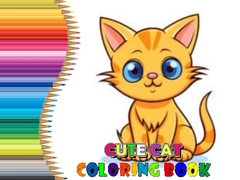 Jeu Livre de coloriage de chat mignon en ligne