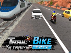 Jeu Course de moto tout terrain contre train en ligne