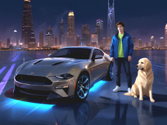 Jeu Conducteur de Mustang en Ville en ligne