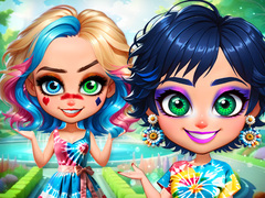 Jeu Explosion de Couleurs en Tye-Dye en ligne