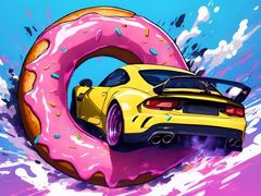 Jeu Cascade sur Voiture sur le Toit en ligne