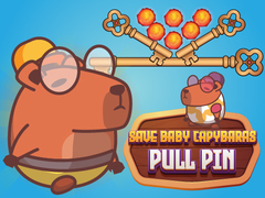 Jeu Sauvez les bébés capybaras Pull Pin en ligne