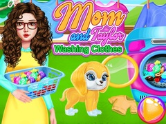 Jeu Maman et Taylor lavent des vêtements en ligne
