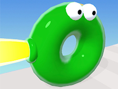 Jeu Course de Blob Rebondissant : Parcours d'Obstacles en ligne