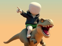 Jeu Stickman. Arène des Dinosaures en ligne