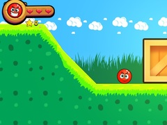 Jeu Boule Rouge Roulante en ligne