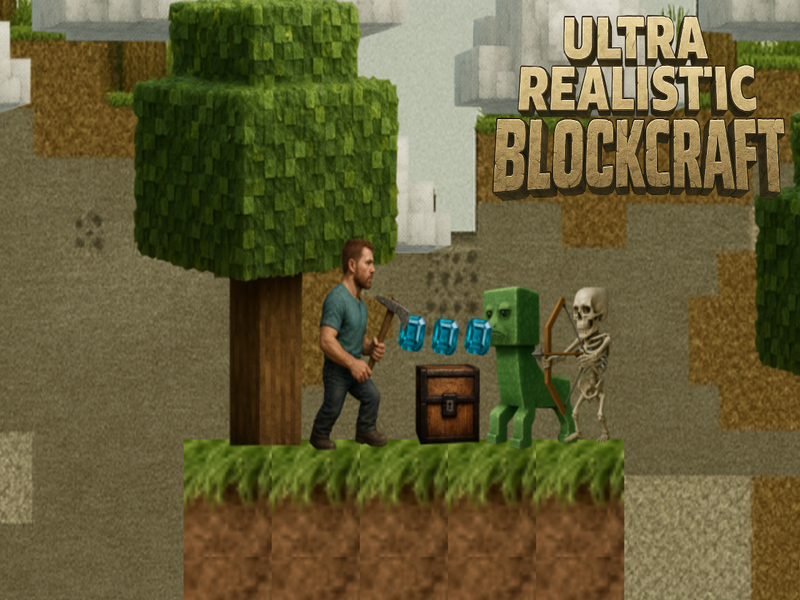 Jeu Blockcraft ultra réaliste en ligne
