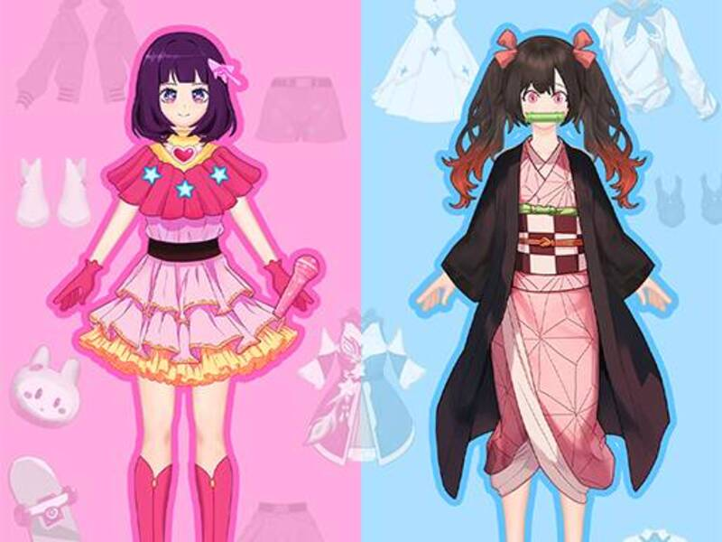 Jeu Doupée d'anime- fille de cosplay bricolage en ligne