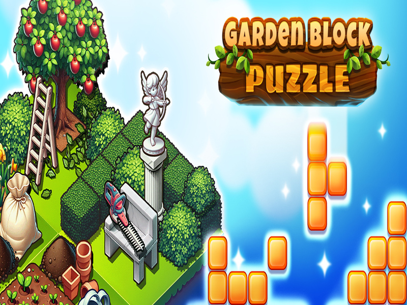 Jeu Puzzle de blocs de jardin en ligne