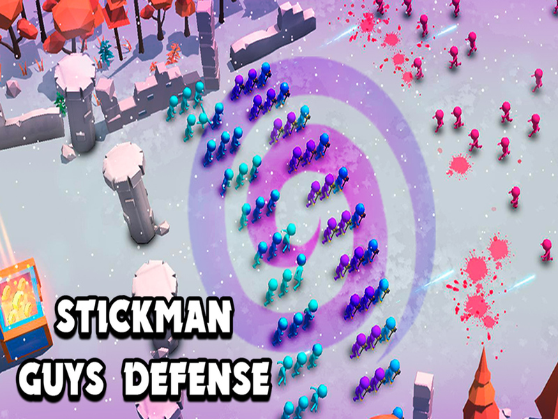 Jeu Défense des gars de Stickman en ligne