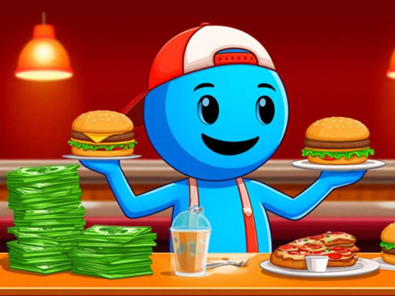 Jeu Simulateur de restaurant: hamburgers et pizza en ligne