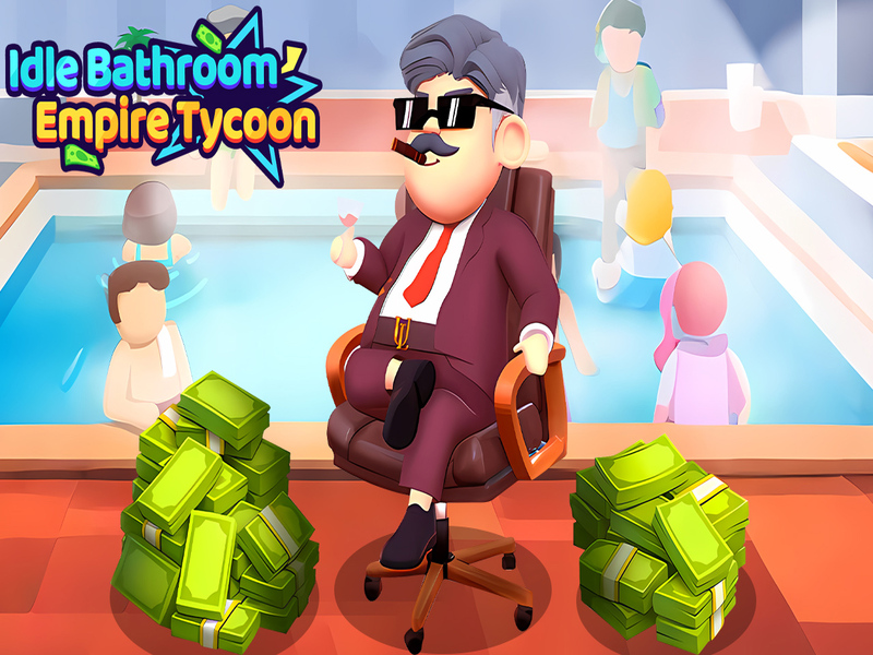 Jeu Tycoon d'empire de salle de bain inactif en ligne