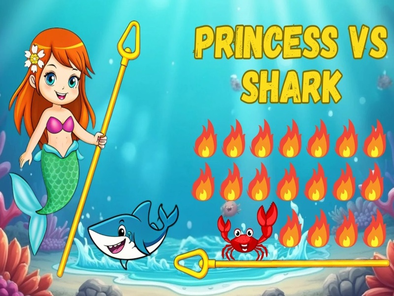 Jeu Princesse vs Shark en ligne