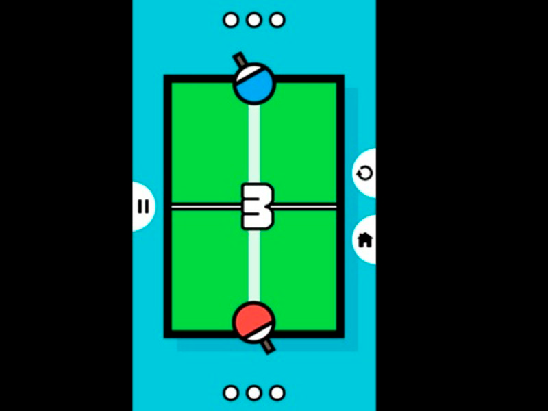 Jeu Table de tennis de ping-pong 2D en ligne
