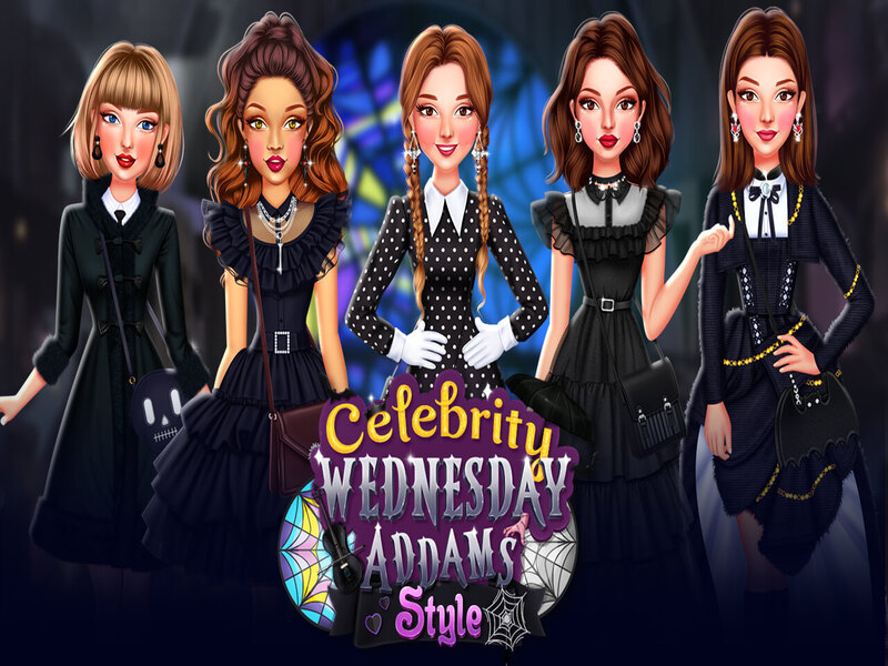 Jeu Style de célébrité mercredi addams en ligne
