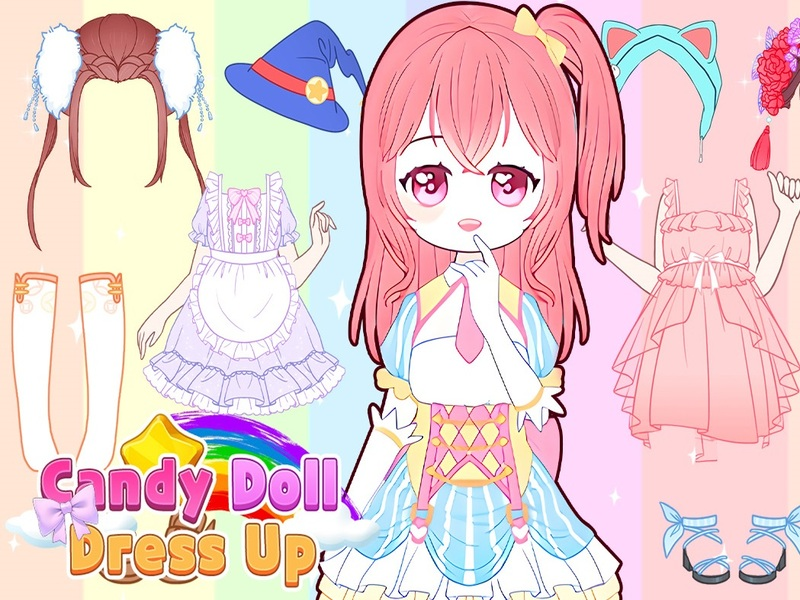 Jeu Candy Doll Dress Up en ligne