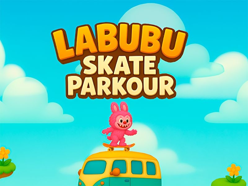Jeu Parkour Labubu Skate en ligne