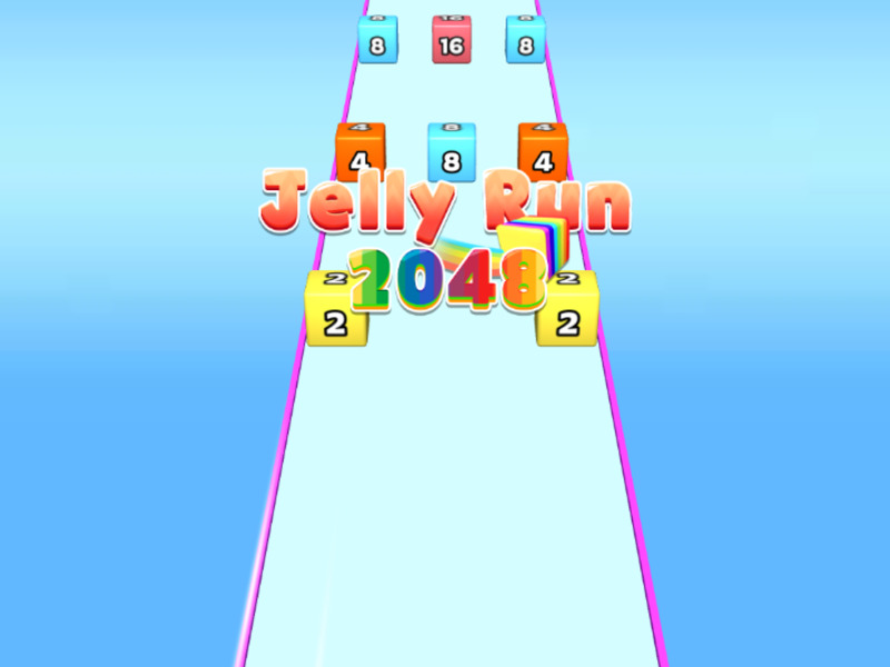 Jeu Jelly Run 2048 en ligne