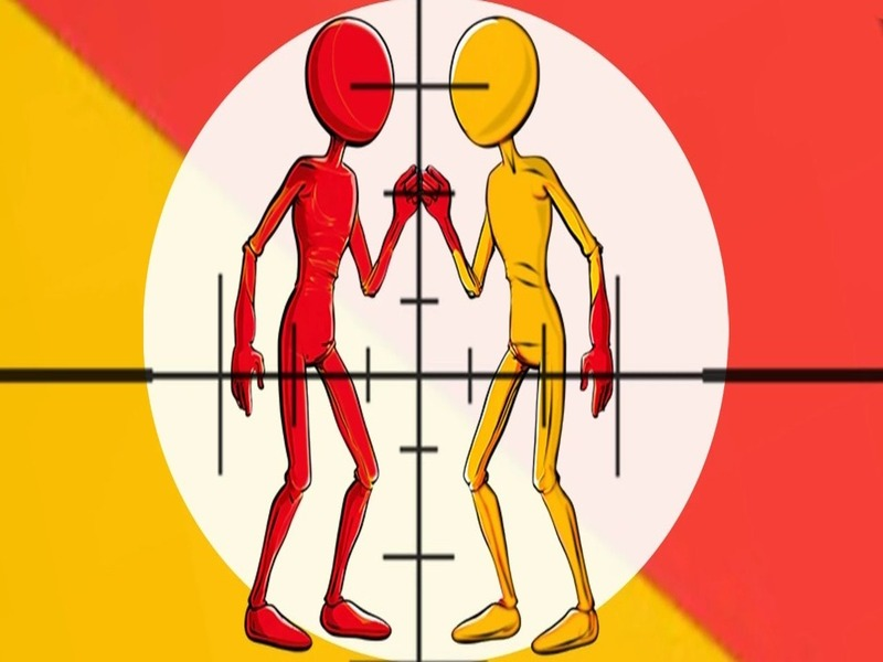 Jeu Stick Color War en ligne
