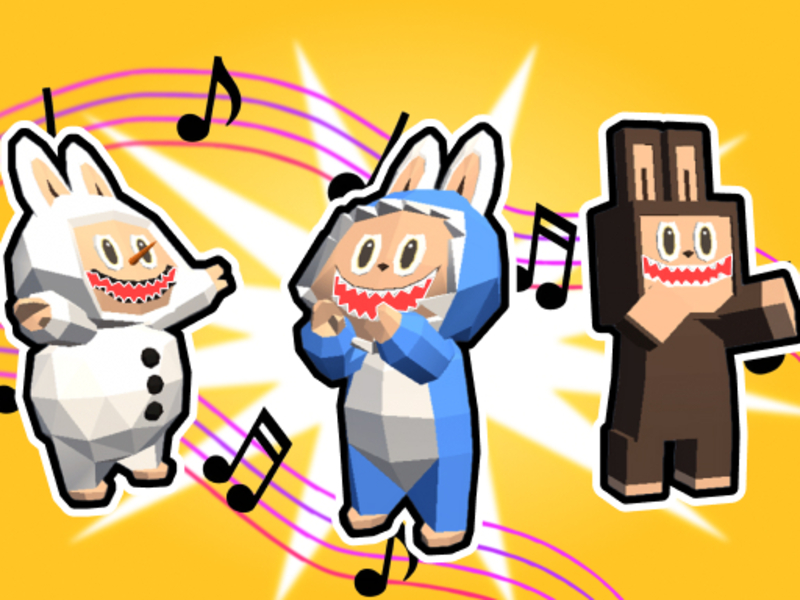 Jeu Labubu musical: faire une mélodie en ligne