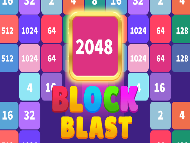 Jeu Block Blast 2048 en ligne