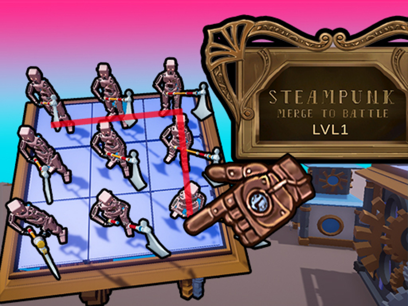 Jeu Steampunk fusionne pour combattre en ligne