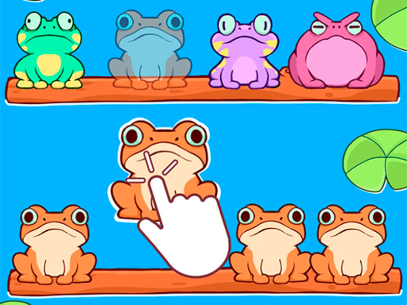 Jeu Trier les grenouilles en ligne