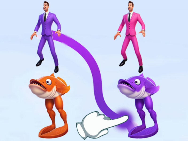 Jeu À la maison Rush the Fish War en ligne