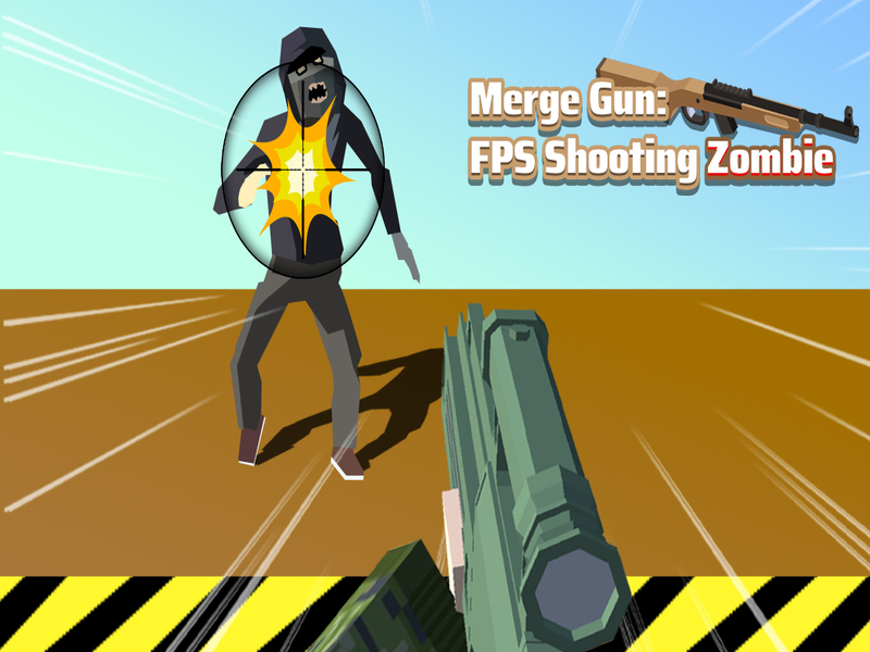 Jeu Fusionner des fps de pistolet tirant sur zombie en ligne