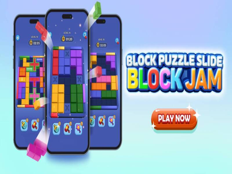 Jeu Puzzle de bloc: confiture de blocs de diapositives en ligne