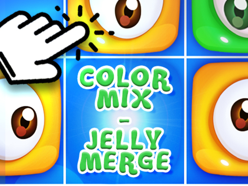 Jeu Mélange de couleurs- Jelly Merge en ligne