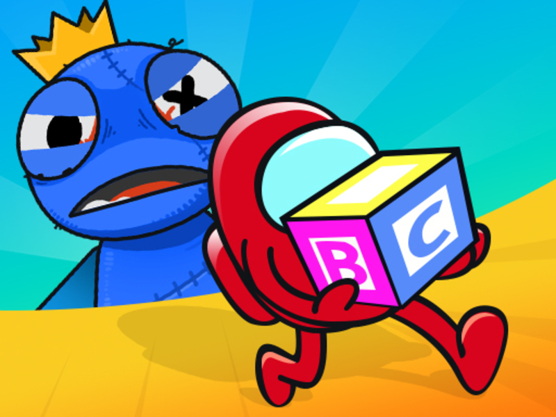 Jeu Se cacher et chercher un monstre bleu en ligne