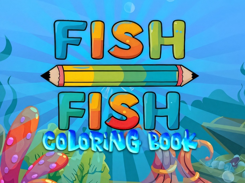 Jeu Livre de coloriage de poisson en ligne