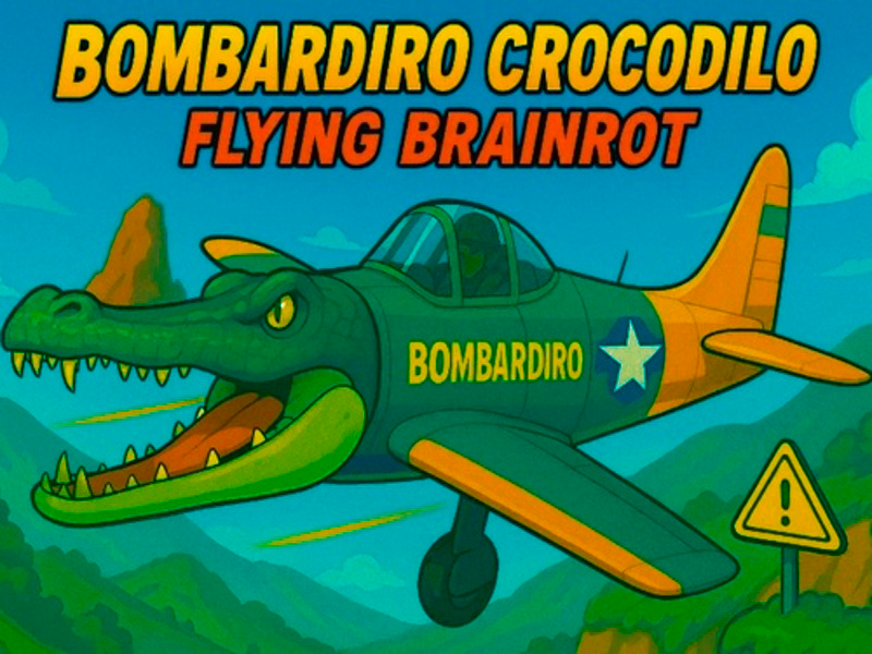 Jeu Bombardiro Crocodilo volant Brainrot en ligne