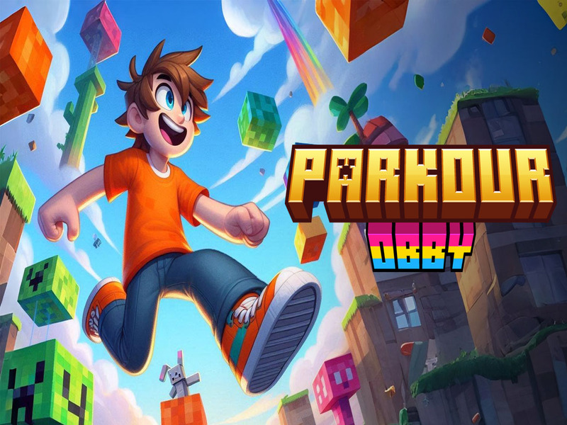 Jeu Parkour obby en ligne