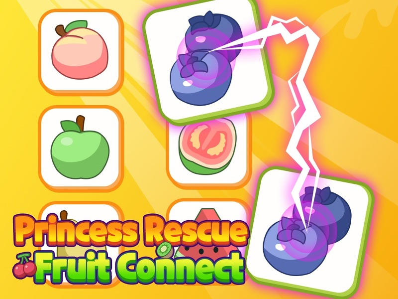 Jeu Princess Rescue Fruit Connect en ligne