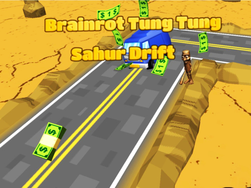 Jeu Brainrot Tung Tung Sahur Drift en ligne