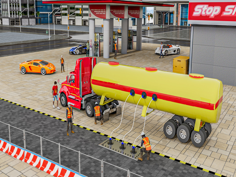 Jeu Camion de transport de pétrolier en ligne