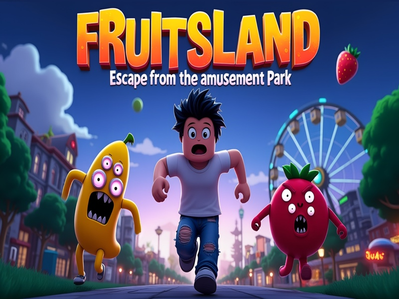 Jeu Fruits Land: évasion du parc d'attractions en ligne