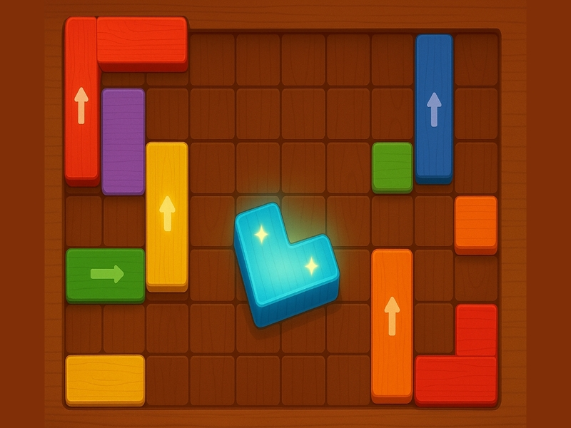 Jeu Confiture de blocs de bois en ligne
