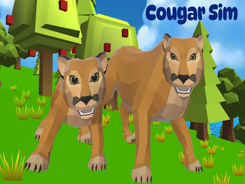 Jeu Cougar Simulator: Big Cats en ligne