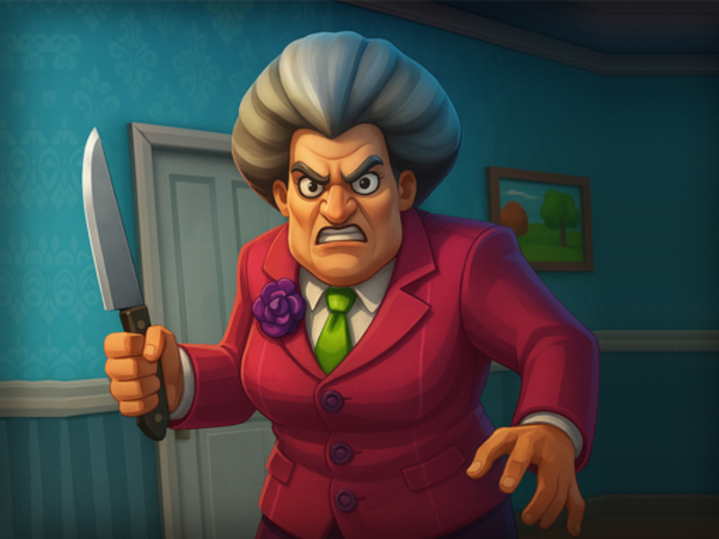 Jeu Retours 3D du professeur effrayant en ligne