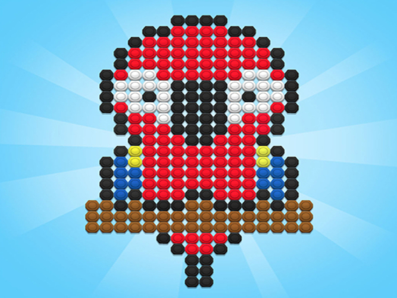Jeu Puzzle d'écrous et boulons de couleur en ligne