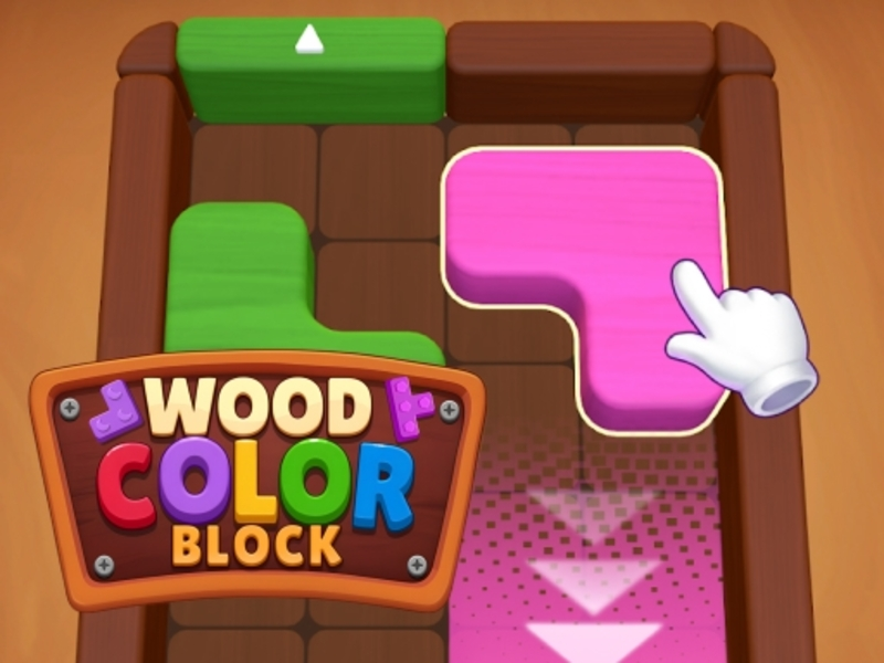 Jeu Bloc de couleur du bois en ligne