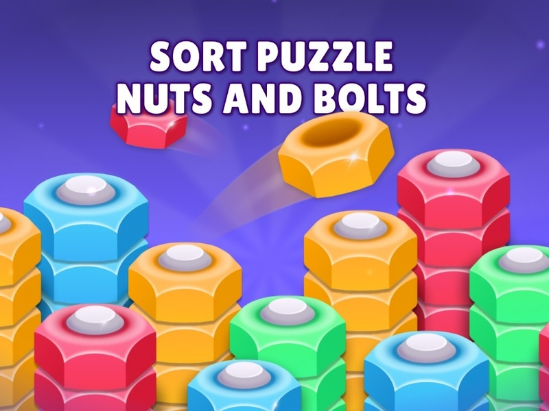 Jeu Trier les écrous et boulons du puzzle en ligne